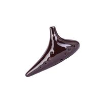 Ocarina Ocarina 12 agujeros ac llave para principiantes introducción clásica ocarina ahumada alto c (Color : AF)