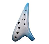 Ocarina Ocarina 12 Hoyos AC Profesional Principiante Ice Crack Ocarina 12 Hoyos Tipo De Rendimiento Degradado Azul