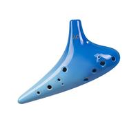Ocarina Ocarina 12 Hoyos Alto C AC Guía Para Principiantes Rendimiento Profesional De 12 Hoyos Con Bolsa De Cuero(Blue)