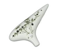 Ocarina Ocarina 12 Hoyos SF Smoked Crack Treble F Key Instrumento De Rendimiento Profesional Para Principiantes(Style 5)