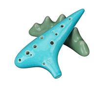 Ocarina Ocarina 12 Hoyos SF Smoked Crack Treble F Key Instrumento De Rendimiento Profesional Para Principiantes(Style 3)