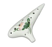 Ocarina Ocarina 12 Hoyos SF Smoked Crack Treble F Key Instrumento De Rendimiento Profesional Para Principiantes(Style 4)