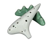 Ocarina Ocarina 12 Hoyos SF Smoked Crack Treble F Key Instrumento De Rendimiento Profesional Para Principiantes(Style 2)