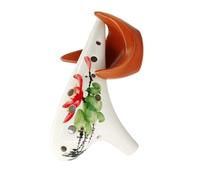 Ocarina Ocarina Ahumada De Doce Agujeros Instrumento De Interpretación Profesional Pintada A Mano Para Principiantes Con Melodía AC Alto(3/4)