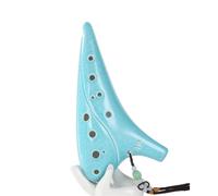 Ocarina Ocarina Alto C Con Textura De Grieta Azul Ocarina Profesional Para Principiantes De 12 Agujeros