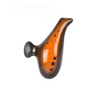 Ocarina Ocarina boca plana alto c12 agujero ocarina tocando naranja BC bajo C+ juego completo