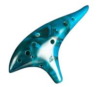 ocarina Ocarina Clásica De 12 Agujeros Entonación Estable Tono C Alto Ocarinas Ahumadas Con Protección(Blue)