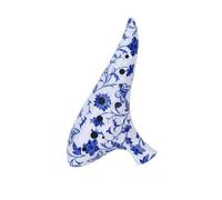 Ocarina Ocarina de 12 agujeros en Do alto. Instrumento fácil for principiantes. resina(Blue)