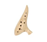 Ocarina Ocarina de 12 agujeros en Do alto. Instrumento fácil for principiantes. resina(Light Brown)