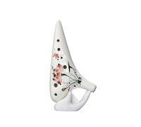 Ocarina Ocarina de 12 hoyos pintada a mano melodía AC paisaje Academia de Música equipo de ocarina flauta de porcelana (Color : 3/4)