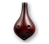 Ocarina Ocarina de 6 agujeros de tono medio tono C AC instrumento musical Ocarina for práctica principiante con agujero for cuerda colgante (Color : Type1)