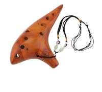 Ocarina Ocarina de cerámica ahumada 12 agujeros con cancionero, cordón for el cuello y bolsa transporte. Instrumentos musicales(Color 4)