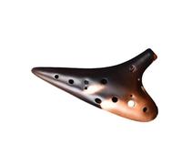 Ocarina Ocarina De Cerámica Clásica De 12 Agujeros Con Forma De Paja Y Fuego En C Alto Instrumento Musical Coleccionable
