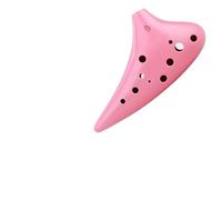Ocarina Ocarina De Resina Alto C Para Principiantes De Plástico De CA De Doce Agujeros Anticaídas Y Resistente A Caídas(Pink)