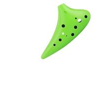 Ocarina Ocarina De Resina Alto C Para Principiantes De Plástico De CA De Doce Agujeros Anticaídas Y Resistente A Caídas(Green)