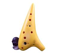 Ocarina Ocarina De Resina De Plástico CA De 12 Agujeros Para Principiantes En Alto C(Yellow)
