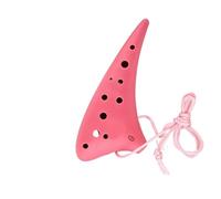 Ocarina Ocarina De Resina Plástica De 12 Agujeros De Tono Alto Afinada SC Adecuada Para Principiantes(Blue)