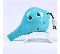 Ocarina Ocarina Instrumento De Ocarina Afinado En C Alto De 6 Orificios Para Principiantes AC Blue Crack