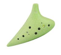 Ocarina Ocarina Ocarina De Rendimiento Profesional Sintonizada Con AC De 12 Hoyos Para Principiantes Crack Glaze AF Alto G BC(Alto G2)