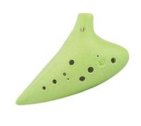 Ocarina Ocarina Ocarina De Rendimiento Profesional Sintonizada Con AC De 12 Hoyos Para Principiantes Crack Glaze AF Alto G BC(AF)