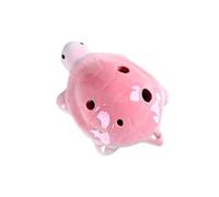 Ocarina Ocarina pequeña con forma de tortuga, horneada, cambia color, 6 agujeros, hecha a mano, sonido agradable(Pink)