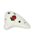 Ocarina Ocarina Pequeña De 6 Agujeros Con Tono Alto Y Tecla F Instrumento Musical Portátil Para Principiantes(Peach)