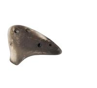 Ocarina Ocarina Pequeña De 6 Agujeros Con Tono Alto Y Tecla F Instrumento Musical Portátil Para Principiantes(Unglazed)