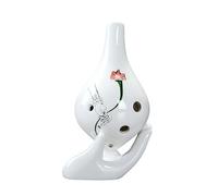 ocarina Ocarina Pintada A Mano, Boca Larga, 6 Agujeros, Llave Alto C, Flauta De Ocarina Introductoria Para Principiantes, Adecuada Para Estudiantes Principiantes (Color : 02)