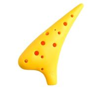 Ocarina Ocarina SC De Resina De 12 Agujeros Instrumento De Tono Alto Con Clave C Adecuado Para Principiantes(Yellow)