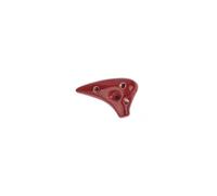Ocarina para adultos Flauta Soprano De 6 Agujeros En C Flauta De Cerámica Ocarina Mini Flauta Ocarina Instrumentos Para Principiantes En Música(Orange)