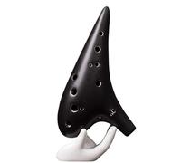 Ocarina para adultos Instrumento Musical Ocarina 12 Agujeros Alto C 12 Agujeros AC Ocarina Cuerda Colgante(C)
