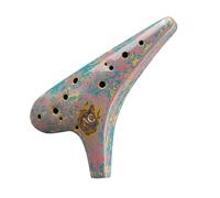 Ocarina para adultos Ocarina AC De 12 Agujeros Ocarina Alto Con Clave C Instrumento Para Principiantes(A)