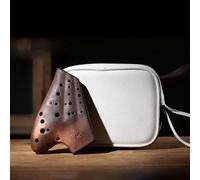 Ocarina para adultos Ocarina Alta De Arena Morada Ahumada, Ocarina De Rendimiento Profesional, Orificio Para Flauta, Instrumentos Musicales De Cerámica(D)