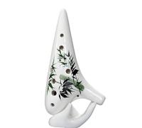 Ocarina para adultos Ocarina Alto C De Cerámica Para Principiantes Instrumento Musical Con Bolsa Protectora Y Cordón Fácil De Aprender(C)