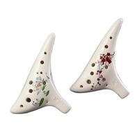 Ocarina para adultos Ocarina Alto C Instrumento Musical De Viento De Madera Chino Fácil De Aprender 12 Agujeros