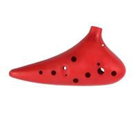 Ocarina para adultos Ocarina De 12 Agujeros 4 Colores Plástico ABS Instrumento Musical Fácil De Aprender Y Transportar Para Amantes De La Música(Red)