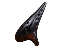 Ocarina para Adultos Ocarina De 12 Agujeros Afinada En AF Alto Afinado En F Instrumento Musical para Adultos Tocado Profesionalmente(A)