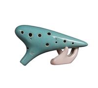 Ocarina para adultos Ocarina De 12 Agujeros En Clave C Central AC Instrumento Musical Profesional Cuidadosamente Elaborado Ocarina De 12 Agujeros(Cyan)