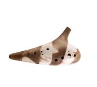 Ocarina para adultos Ocarina De 12 Agujeros Sin Esmaltar Alto AC Ocarina De Nivel De Rendimiento Profesional Ocarina Soprano(BC)