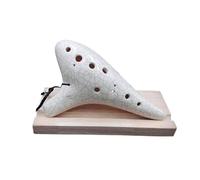 Ocarina para adultos Ocarina De Cerámica De 12 Agujeros Afinada En CA Afinada En C Para Adultos Y Principiantes(B)