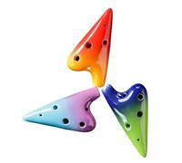 Ocarina para adultos Ocarina De Cerámica De 6 Agujeros Para Principiantes Y Adultos Flauta De Seis Agujeros Melodía En G Aguda(D)