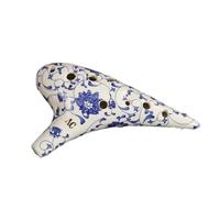 Ocarina para adultos Ocarina De Porcelana Ahumada De 12 Agujeros Con Tono C Alto Para Principiantes