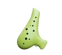 Ocarina para adultos Ocarina De Resina De 12 Agujeros Con Clave C Instrumento Para Principiantes Ocarina Alto De 12 Agujeros Con Clave C(Green)