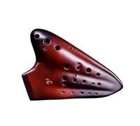 Ocarina para adultos Ocarina De Tres Tubos AC De Nivel De Rendimiento Profesional Alto C De 3 Tubos Ocarina Flauta Ahumada Sin Esmaltar Instrumento Musical