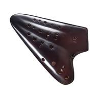 Ocarina para adultos Ocarina De Tres Tubos Clave C Alto AC Cerámica Ocarina Para Principiantes Instrumento Musical(Smoked)