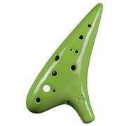 Ocarina para adultos Ocarina Para Principiantes De 12 Agujeros Con Clave C Alto Ocarina De Cerámica AC Ocarina De 12 Agujeros De Rendimiento Profesional(Green)