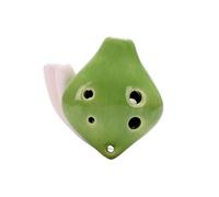 ocarina para principiantes 1 paquete de Ocarina colorida de 6 agujeros Soprano C Mini Ocarina de cerámica(Color:10)