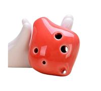 ocarina para principiantes 1 paquete de Ocarina colorida de 6 agujeros Soprano C Mini Ocarina de cerámica(Color:11)