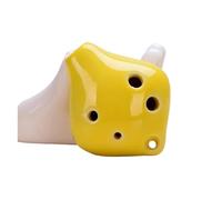 ocarina para principiantes 1 paquete de Ocarina colorida de 6 agujeros Soprano C Mini Ocarina de cerámica(Color:12)