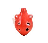 ocarina para principiantes 1 paquete de Ocarina colorida de 6 agujeros Soprano C Mini Ocarina de cerámica(Color:7)